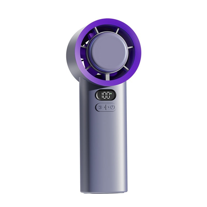 CooliPop™ IceBlast Handheld Fan – With Digital Display & 3600mAh Power