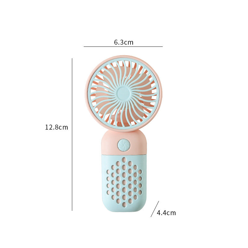 CooliPop™ Pastel Breeze – Portable Mini Fan with USB Rechargeable Battery