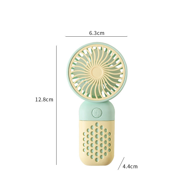 CooliPop™ Pastel Breeze – Portable Mini Fan with USB Rechargeable Battery
