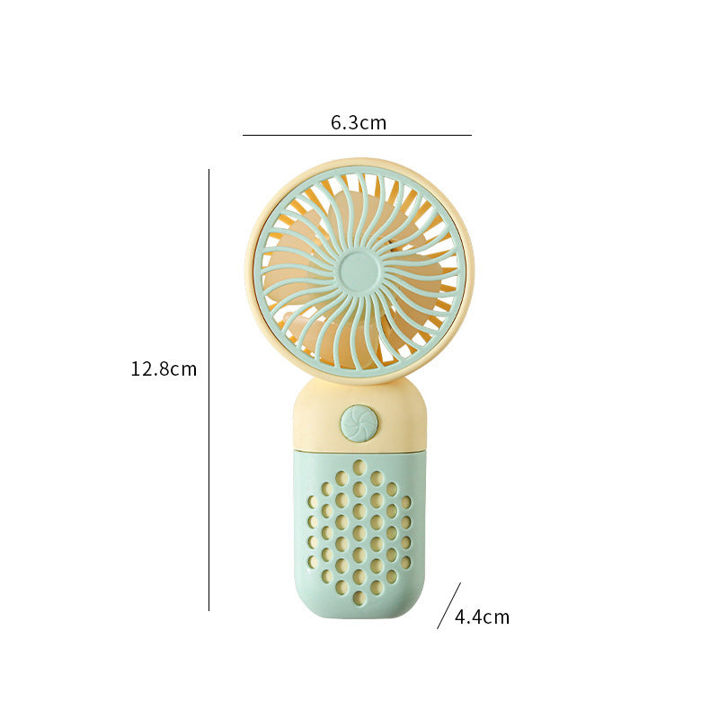CooliPop™ Pastel Breeze – Portable Mini Fan with USB Rechargeable Battery