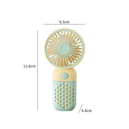 CooliPop™ Pastel Breeze – Portable Mini Fan with USB Rechargeable Battery