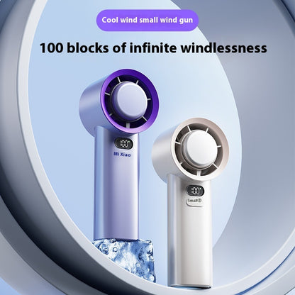 CooliPop™ IceBlast Handheld Fan – With Digital Display & 3600mAh Power