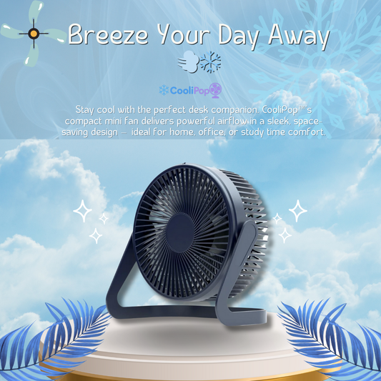 CooliPop™ BreezeFlex Mini Fan