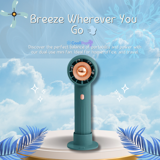 CooliPop™ TurboChill – Bladeless Pocket Fan