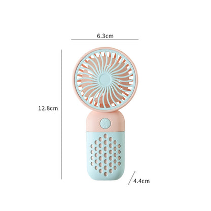 CooliPop™ Pastel Breeze – Portable Mini Fan with USB Rechargeable Battery