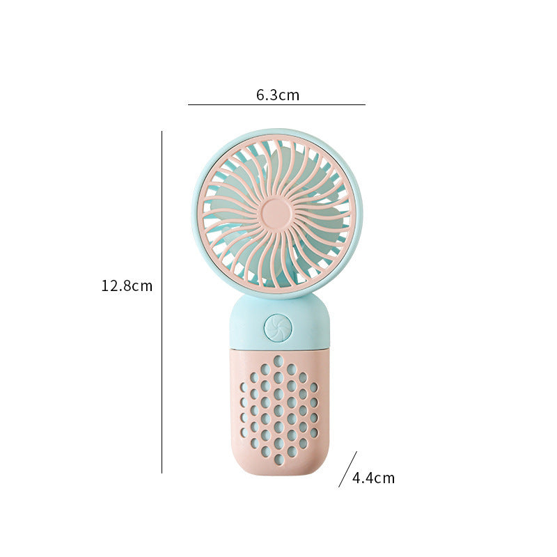 CooliPop™ Pastel Breeze – Portable Mini Fan with USB Rechargeable Battery