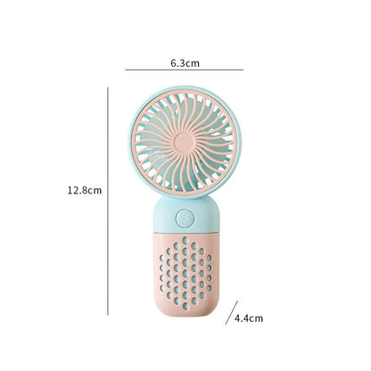 CooliPop™ Pastel Breeze – Portable Mini Fan with USB Rechargeable Battery