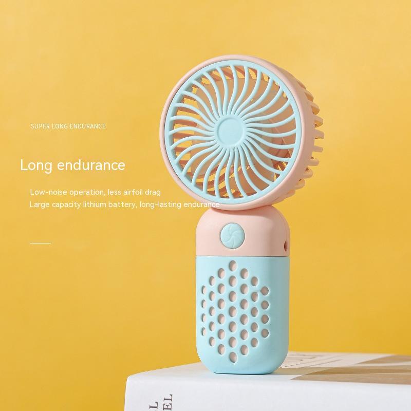 CooliPop™ Pastel Breeze – Portable Mini Fan with USB Rechargeable Battery